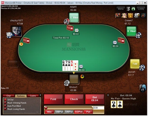 cách chơi Omaha Poker